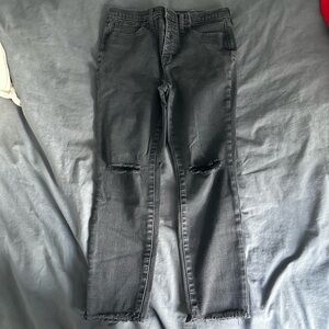 Madewell road tripper leggings grayish color size 28P